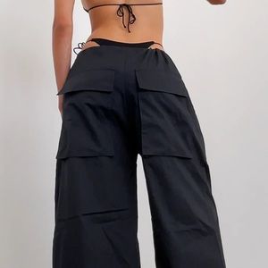 Local European Wide Leg Multi Pocket Pant
